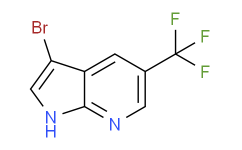 CAS No. 1048914-10-8, 3-Bromo-5-(trifluoromethyl)-1H-pyrrolo[2,3-b]pyridine