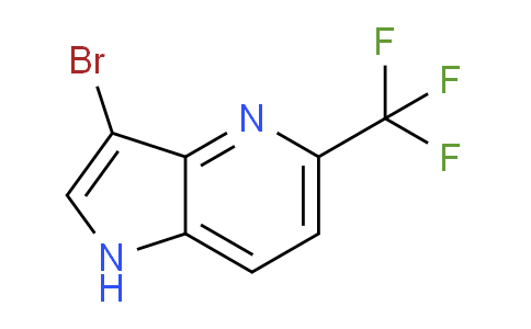 CAS No. 1190320-16-1, 3-Bromo-5-(trifluoromethyl)-1H-pyrrolo[3,2-b]pyridine