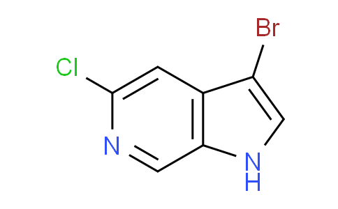 CAS No. 1167056-96-3, 3-Bromo-5-chloro-1H-pyrrolo[2,3-c]pyridine