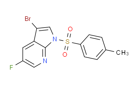 CAS No. 1417421-99-8, 3-Bromo-5-fluoro-1-tosyl-1H-pyrrolo[2,3-b]pyridine