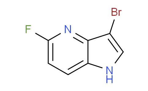 CAS No. 1190313-12-2, 3-Bromo-5-fluoro-1H-pyrrolo[3,2-b]pyridine