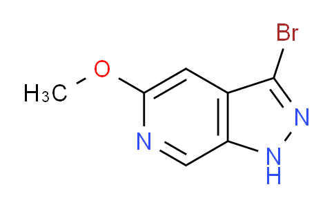 CAS No. 1357945-39-1, 3-Bromo-5-methoxy-1H-pyrazolo[3,4-c]pyridine