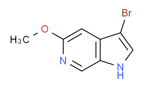 CAS No. 1204298-60-1, 3-Bromo-5-methoxy-1H-pyrrolo[2,3-c]pyridine