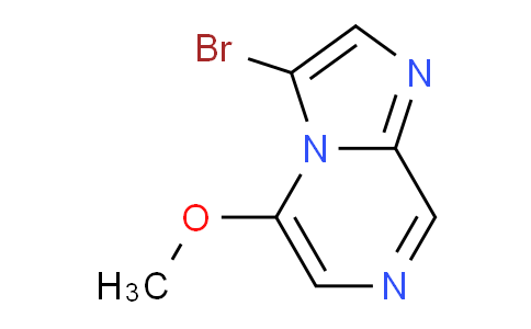 CAS No. 91775-61-0, 3-Bromo-5-methoxyimidazo[1,2-a]pyrazine