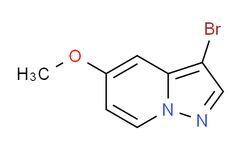 CAS No. 1427501-56-1, 3-Bromo-5-methoxypyrazolo[1,5-a]pyridine