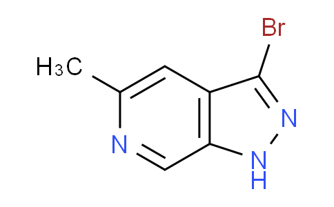 CAS No. 1374652-69-3, 3-Bromo-5-methyl-1H-pyrazolo[3,4-c]pyridine