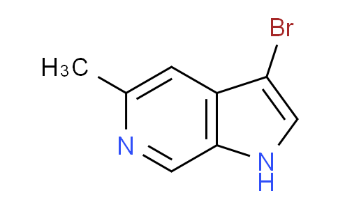 CAS No. 1679330-47-2, 3-Bromo-5-methyl-1H-pyrrolo[2,3-c]pyridine