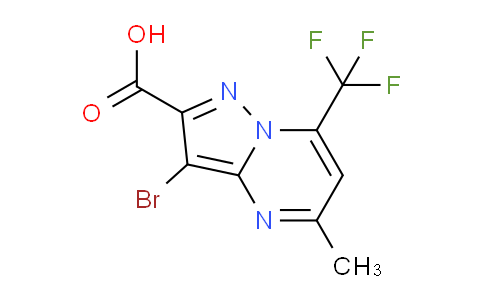 CAS No. 832740-70-2, 3-Bromo-5-Methyl-7-(trifluoromethyl)pyrazolo[1,5-a]pyrimidine-2-carboxylic acid