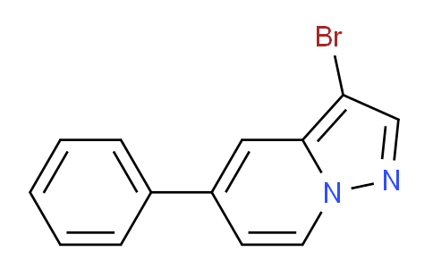 CAS No. 1427501-83-4, 3-Bromo-5-phenylpyrazolo[1,5-a]pyridine