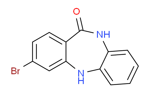 CAS No. 755026-53-0, 3-Bromo-5H-dibenzo[b,e][1,4]diazepin-11(10H)-one