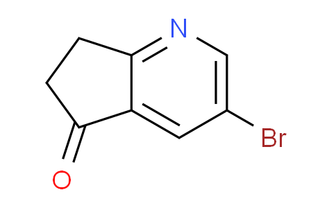 CAS No. 1196154-87-6, 3-Bromo-6,7-dihydro-5H-cyclopenta[b]pyridin-5-one