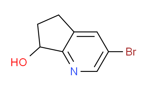 CAS No. 1379342-51-4, 3-Bromo-6,7-dihydro-5H-cyclopenta[b]pyridin-7-ol