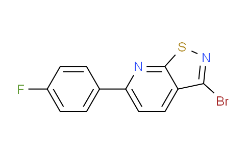 CAS No. 1706454-55-8, 3-Bromo-6-(4-fluorophenyl)isothiazolo[5,4-b]pyridine