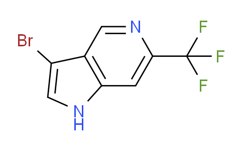 CAS No. 1190315-61-7, 3-Bromo-6-(trifluoromethyl)-1H-pyrrolo[3,2-c]pyridine