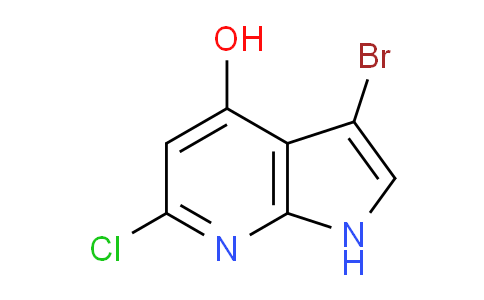 CAS No. 1190314-89-6, 3-Bromo-6-chloro-1H-pyrrolo[2,3-b]pyridin-4-ol
