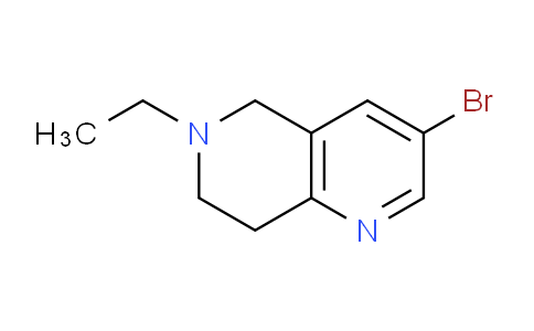 CAS No. 1293917-21-1, 3-Bromo-6-ethyl-5,6,7,8-tetrahydro-1,6-naphthyridine