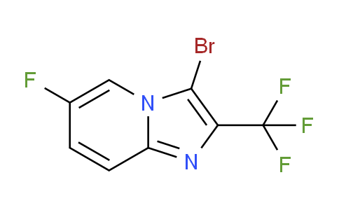 CAS No. 1956380-03-2, 3-Bromo-6-fluoro-2-(trifluoromethyl)imidazo[1,2-a]pyridine