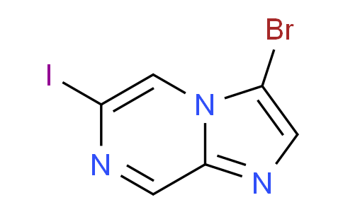 CAS No. 1464160-29-9, 3-Bromo-6-iodoimidazo[1,2-a]pyrazine