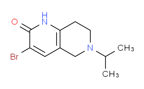 CAS No. 1707371-94-5, 3-Bromo-6-isopropyl-5,6,7,8-tetrahydro-1,6-naphthyridin-2(1H)-one