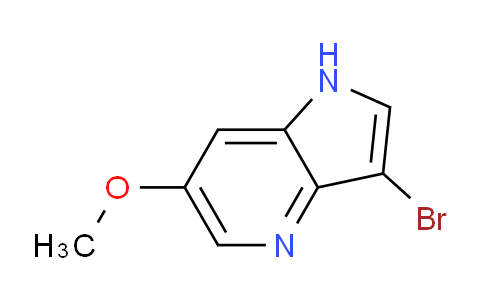 CAS No. 1190317-79-3, 3-Bromo-6-methoxy-1H-pyrrolo[3,2-b]pyridine
