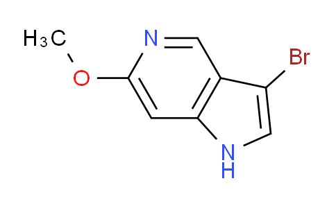 CAS No. 1190313-25-7, 3-Bromo-6-methoxy-1H-pyrrolo[3,2-c]pyridine