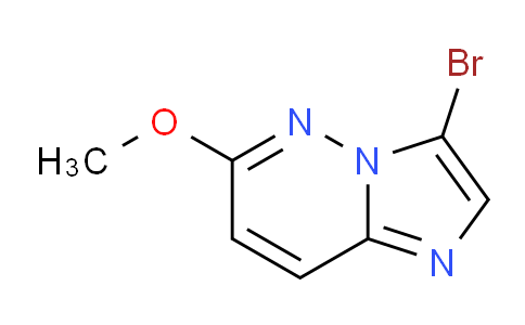 CAS No. 453548-63-5, 3-Bromo-6-methoxyimidazo[1,2-b]pyridazine