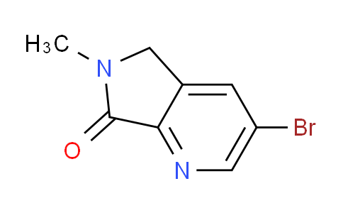 CAS No. 1254319-55-5, 3-Bromo-6-methyl-5H-pyrrolo[3,4-b]pyridin-7(6H)-one