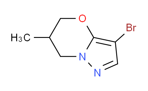 CAS No. 1706446-80-1, 3-Bromo-6-methyl-6,7-dihydro-5H-pyrazolo[5,1-b][1,3]oxazine