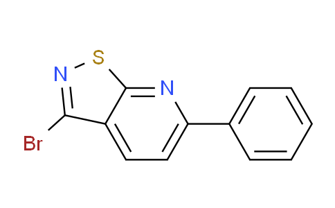 CAS No. 1706443-95-9, 3-Bromo-6-phenylisothiazolo[5,4-b]pyridine