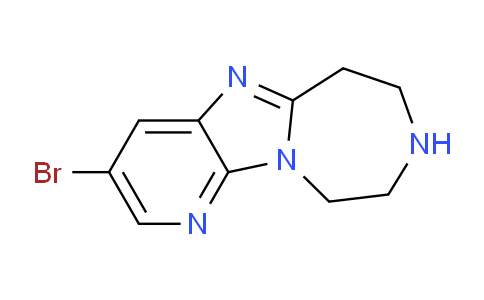 CAS No. 1239883-36-3, 3-Bromo-7,8,9,10-tetrahydro-6H-pyrido[3',2':4,5]imidazo[1,2-d][1,4]diazepine