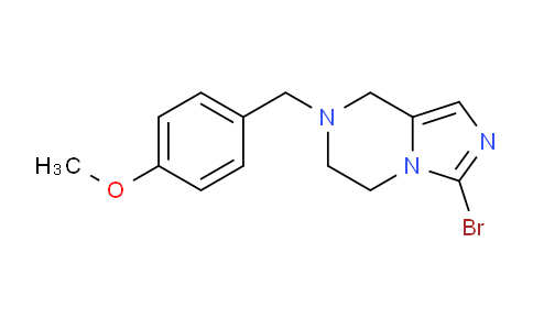 CAS No. 1075728-85-6, 3-Bromo-7-(4-methoxybenzyl)-5,6,7,8-tetrahydroimidazo[1,5-a]pyrazine
