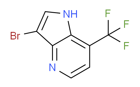 CAS No. 1190320-45-6, 3-Bromo-7-(trifluoromethyl)-1H-pyrrolo[3,2-b]pyridine