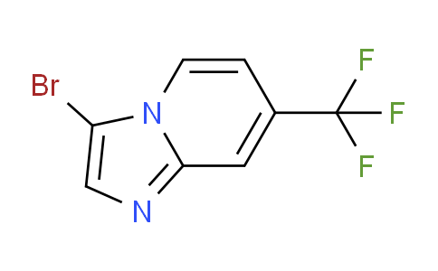 CAS No. 1263058-72-5, 3-Bromo-7-(trifluoromethyl)imidazo[1,2-a]pyridine