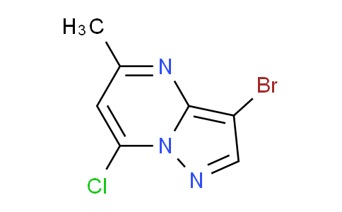 CAS No. 58347-47-0, 3-Bromo-7-chloro-5-methylpyrazolo[1,5-a]pyrimidine