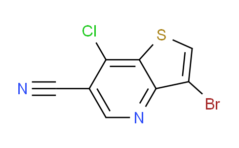 CAS No. 798574-82-0, 3-Bromo-7-chlorothieno[3,2-b]pyridine-6-carbonitrile