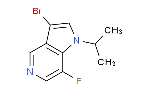 CAS No. 1597421-44-7, 3-Bromo-7-fluoro-1-isopropyl-1H-pyrrolo[3,2-c]pyridine