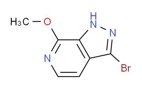 CAS No. 1357946-82-7, 3-Bromo-7-methoxy-1H-pyrazolo[3,4-c]pyridine