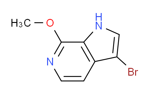 CAS No. 352434-16-3, 3-Bromo-7-methoxy-1H-pyrrolo[2,3-c]pyridine