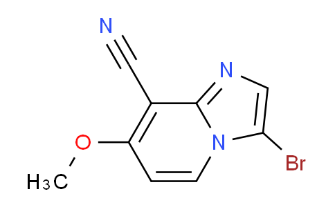 CAS No. 1072944-45-6, 3-Bromo-7-methoxyimidazo[1,2-a]pyridine-8-carbonitrile