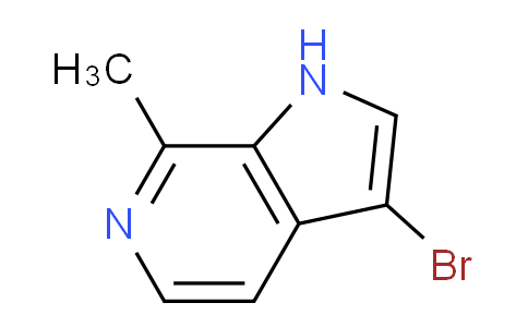 CAS No. 1190316-53-0, 3-Bromo-7-methyl-1H-pyrrolo[2,3-c]pyridine