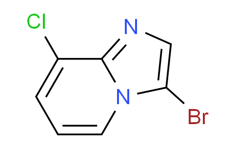 CAS No. 1263058-56-5, 3-Bromo-8-chloroimidazo[1,2-a]pyridine
