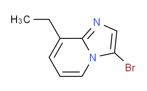CAS No. 1392211-06-1, 3-Bromo-8-ethylimidazo[1,2-a]pyridine