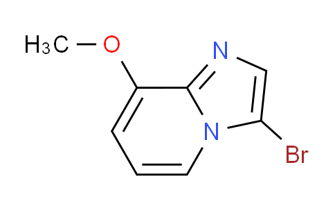CAS No. 1263059-24-0, 3-Bromo-8-methoxyimidazo[1,2-a]pyridine