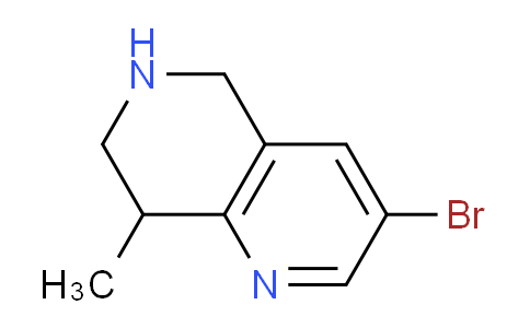 CAS No. 1211524-49-0, 3-Bromo-8-methyl-5,6,7,8-tetrahydro-1,6-naphthyridine