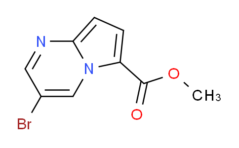 CAS No. 1315360-45-2, 3-Bromo-pyrrolo[1,2-a]pyrimidine-6-carboxylic acid methyl ester