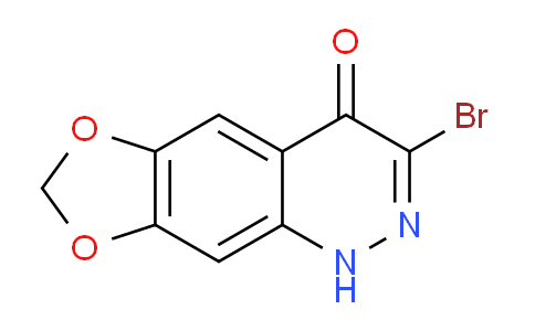 CAS No. 28657-77-4, 3-Bromo-[1,3]dioxolo[4,5-g]cinnolin-4(1H)-one