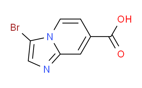 CAS No. 1315360-75-8, 3-Bromoimidazo[1,2-a]pyridine-7-carboxylic acid