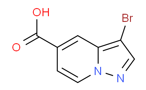 CAS No. 876379-79-2, 3-Bromopyrazolo[1,5-a]pyridine-5-carboxylic acid