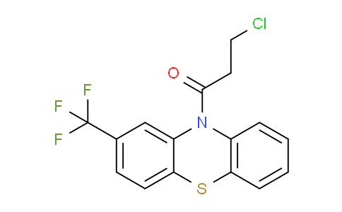 CAS No. 27312-94-3, 3-Chloro-1-(2-(trifluoromethyl)-10H-phenothiazin-10-yl)propan-1-one