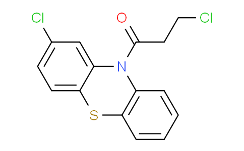 CAS No. 1032-19-5, 3-Chloro-1-(2-chloro-10H-phenothiazin-10-yl)propan-1-one